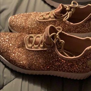 Rose Gold Athletic Shoe